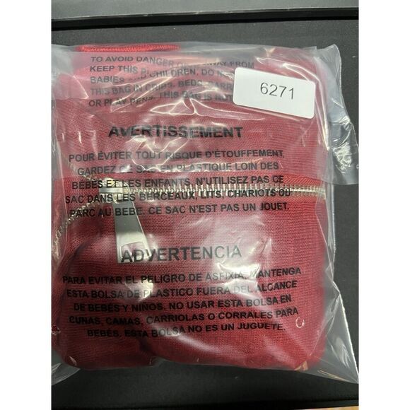 Soft Surroundings Valentina 1/2 Zip Sweater V-Neck Knit Top Red Dahlia Size L - Picture 7 of 7